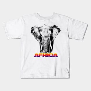 africa elephants Kids T-Shirt